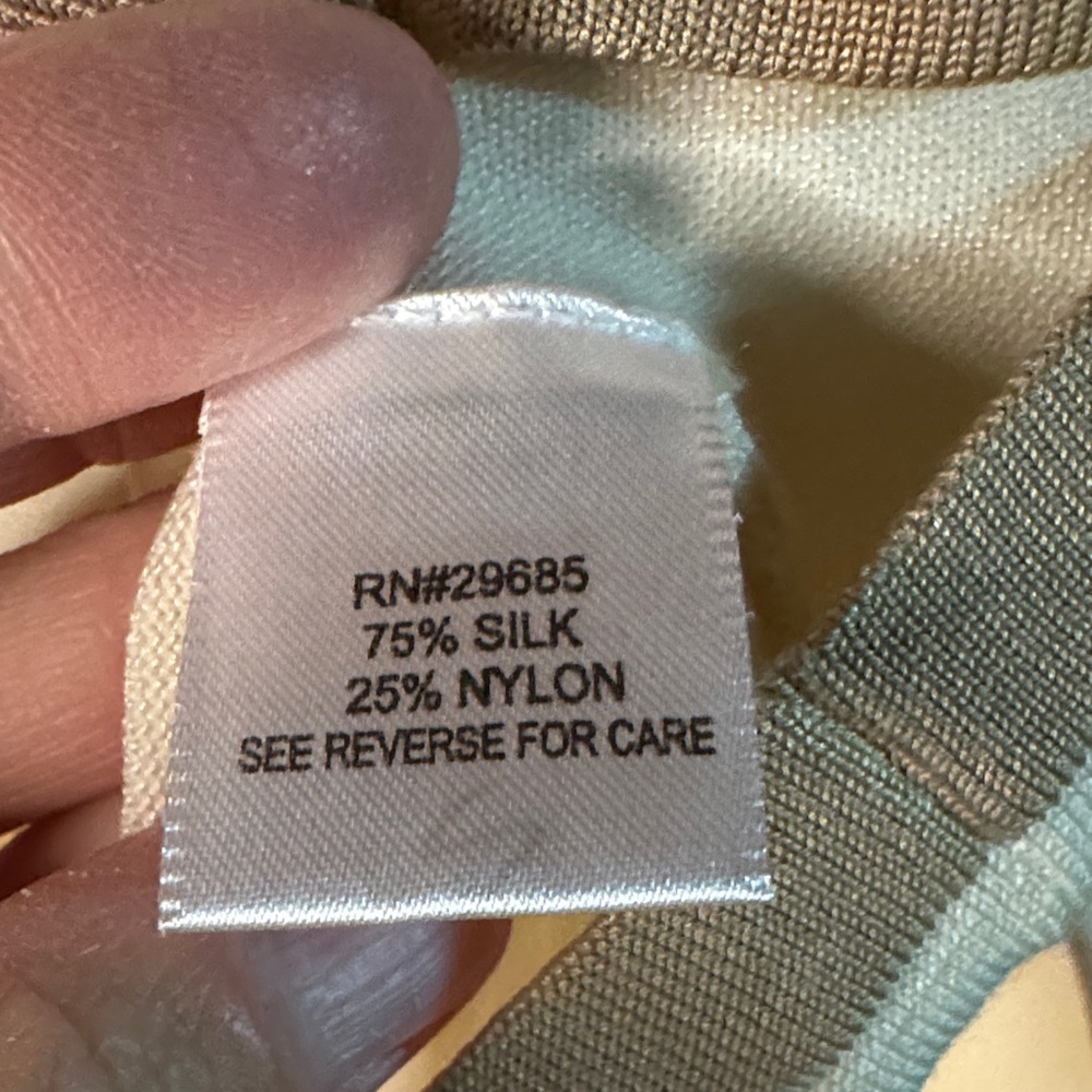 Pendleton Cream and Tan Button-Down Shirt - Picture 3 of 7